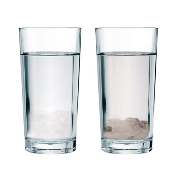 The purity of SOFT-SEL salt crystals is reflected in the clarity of the brine.